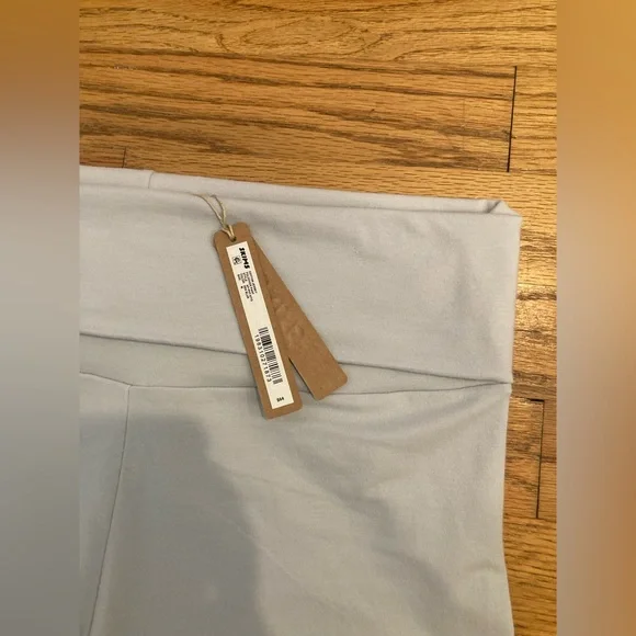 SKIMS Cotton Jersey Foldover Pant in Limited Edition Zen Blue - Picture 2 of 8